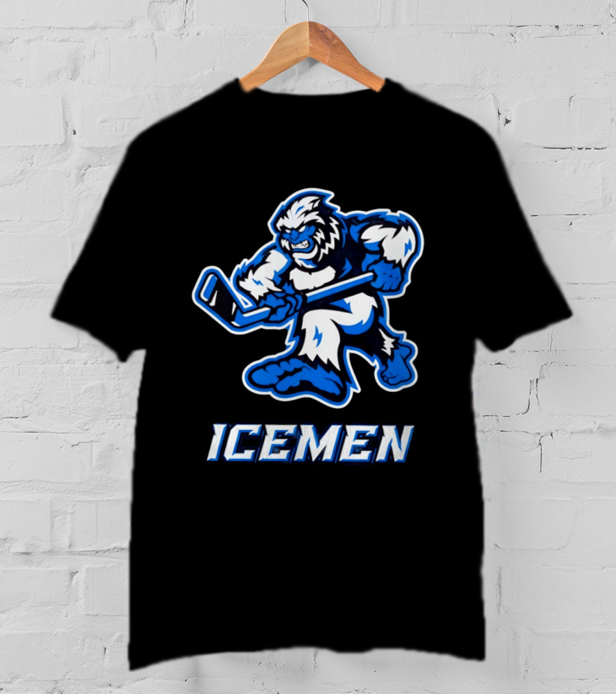 Icemen Yeti Hockey Player T-Shirt