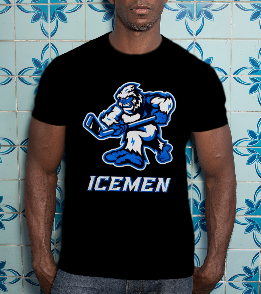 Icemen Yeti Hockey Player T-Shirt