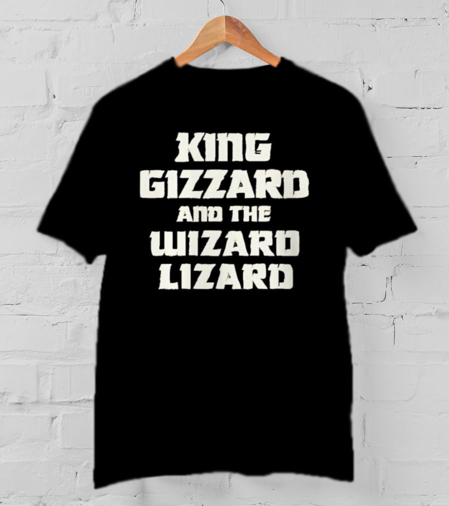King Gizzard And The Wizard Lizard Fan Merchandise Popular Music Band Collectible T-Shirt