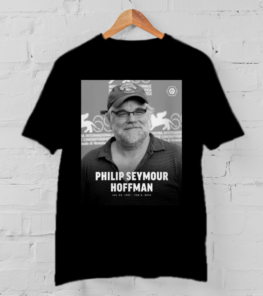 Philip Seymour Hoffman Venice Film Festival Memorial Jul 23 1967 Feb 2 2014 T-Shirt