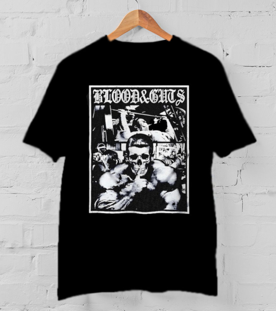 Blood And Guts Bodybuilding Training Dorian Yates Gym Workout Fitness T-Shirt