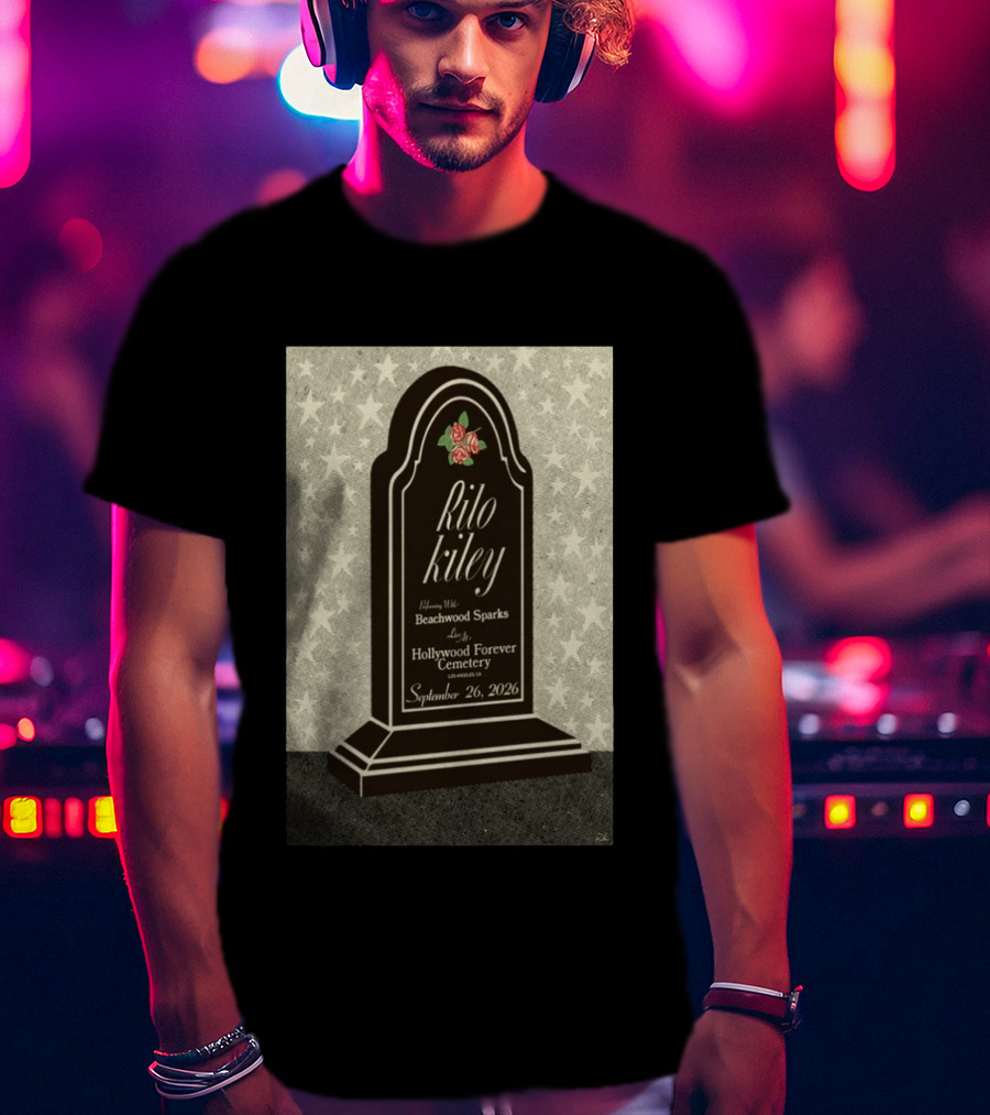 Rilo Kiley Featuring Beachwood Sparks Hollywood Forever Cemetery Los Angeles September 26 2026 T-Shirt
