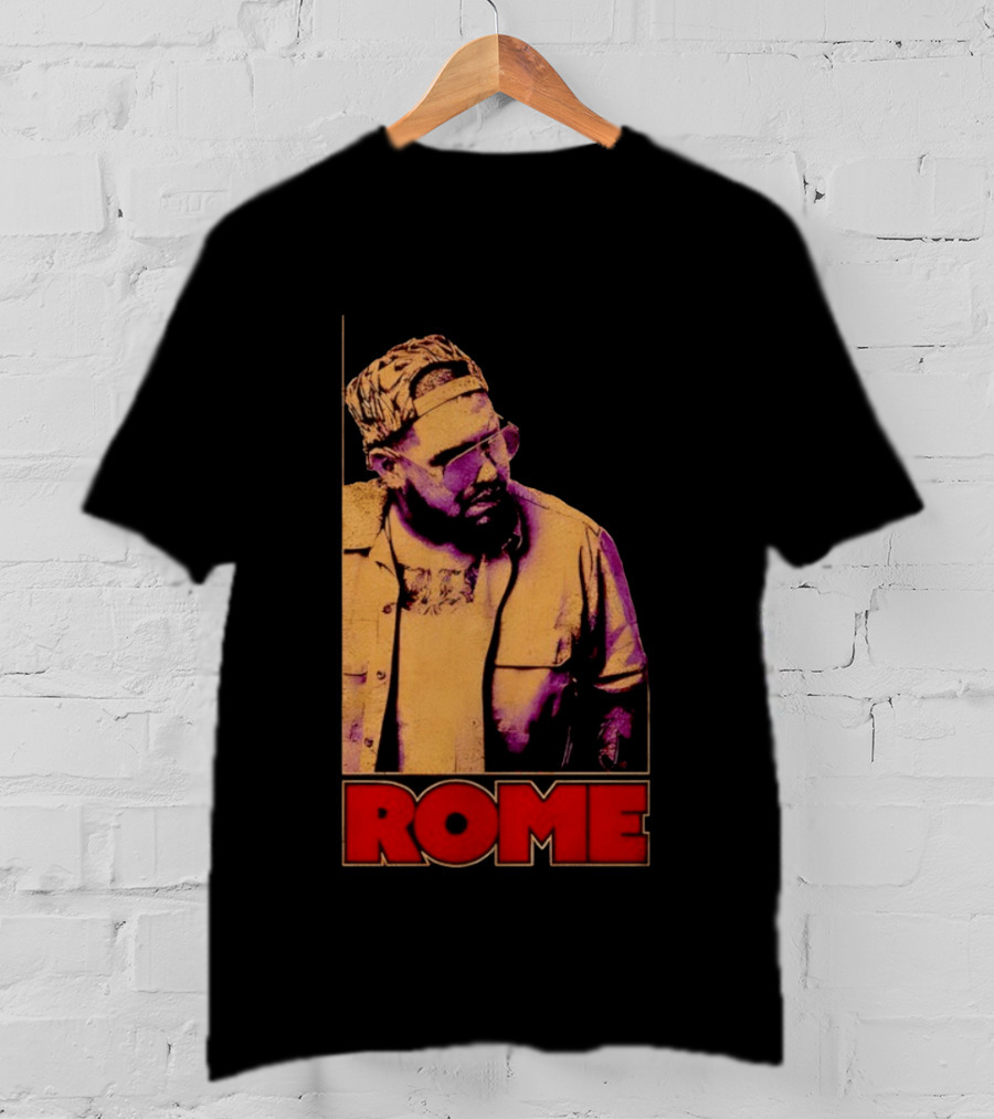 ROME Cap Glasses Style Vintage Vibe T-Shirt