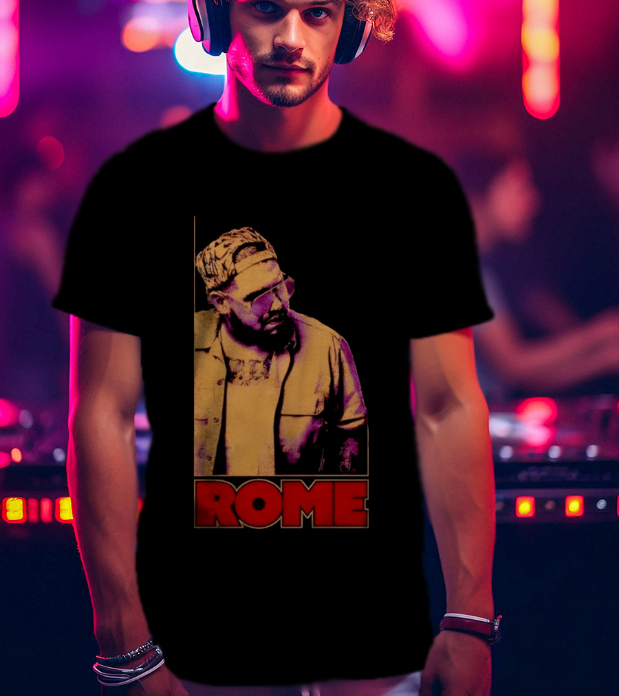 ROME Cap Glasses Style Vintage Vibe T-Shirt