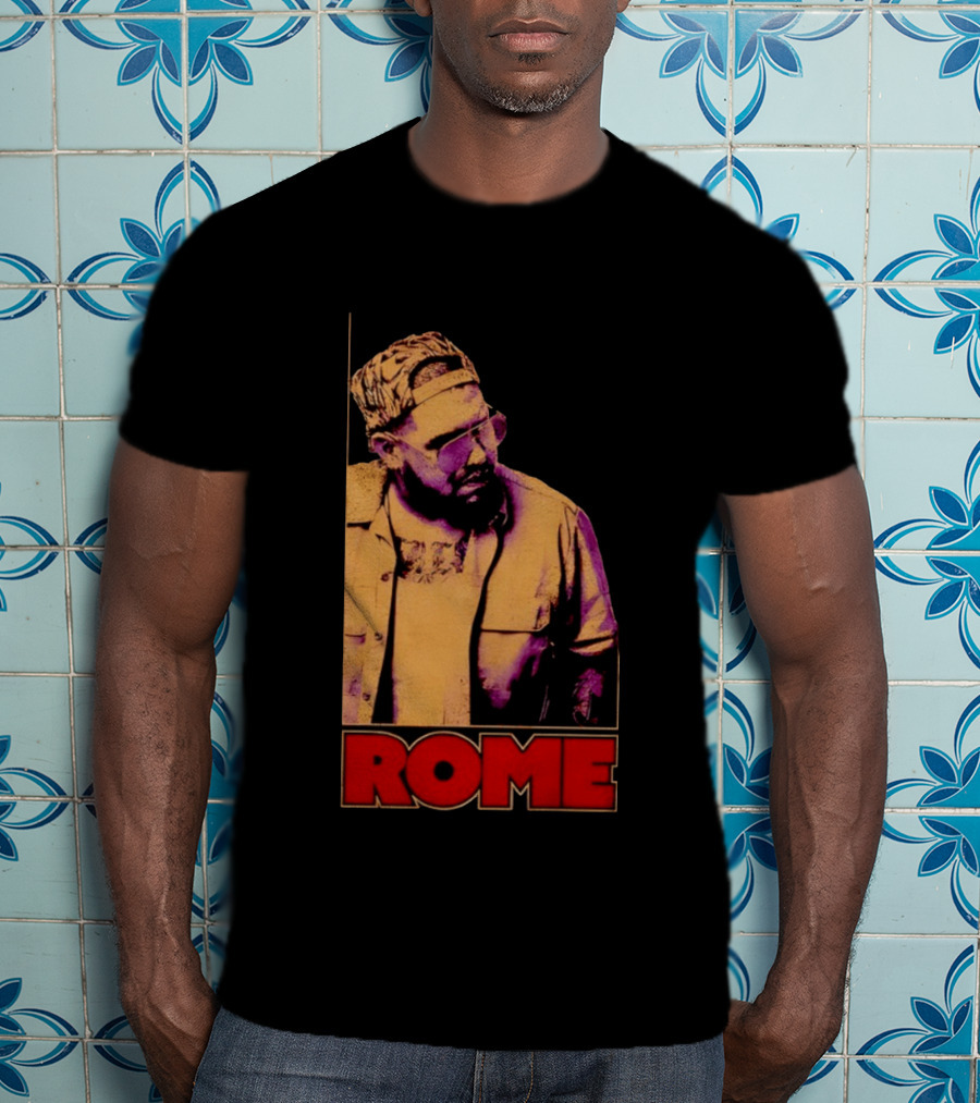 ROME Cap Glasses Style Vintage Vibe T-Shirt