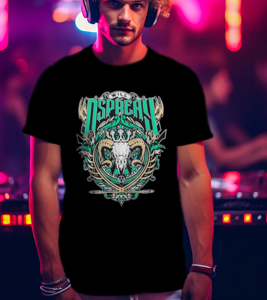 Will Ospreay Ram Skull Crest Vortex T-Shirt