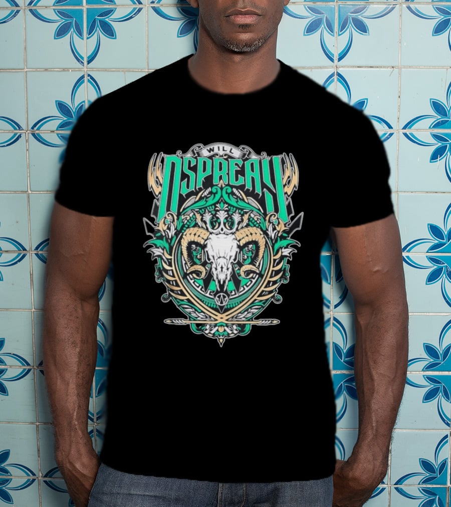 Will Ospreay Ram Skull Crest Vortex T-Shirt
