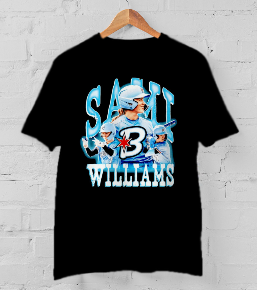 Sami Williams Chicago Bandits Softball Player Star Jersey Number 7 T-Shirt