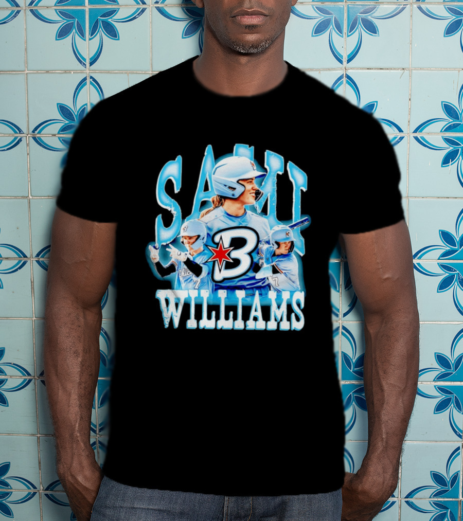Sami Williams Chicago Bandits Softball Player Star Jersey Number 7 T-Shirt