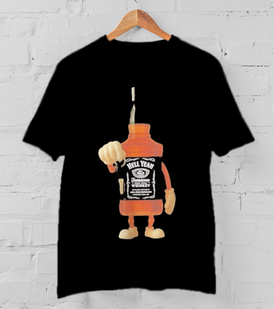 Hell Yeah Tennessee Whiskey Bottle Figure With Car Key T-Shirt