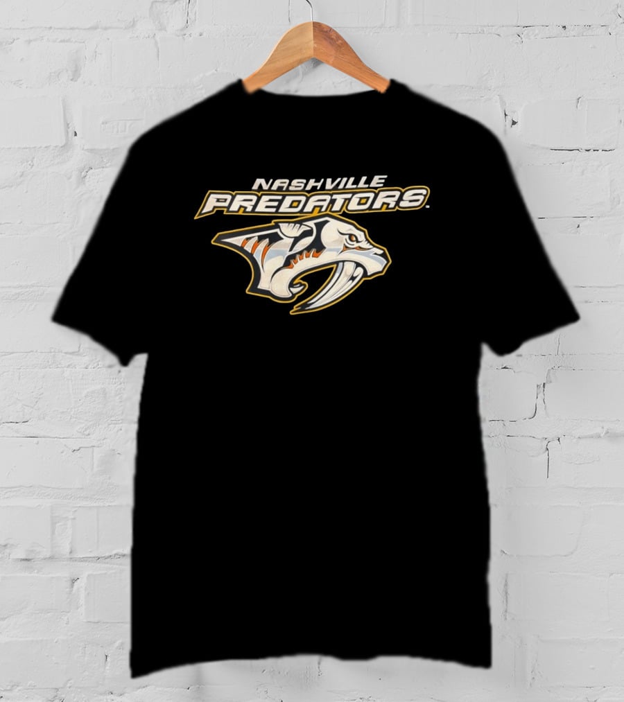 Nashville Predators Hockey Team Logo Official Merchandise T-Shirt