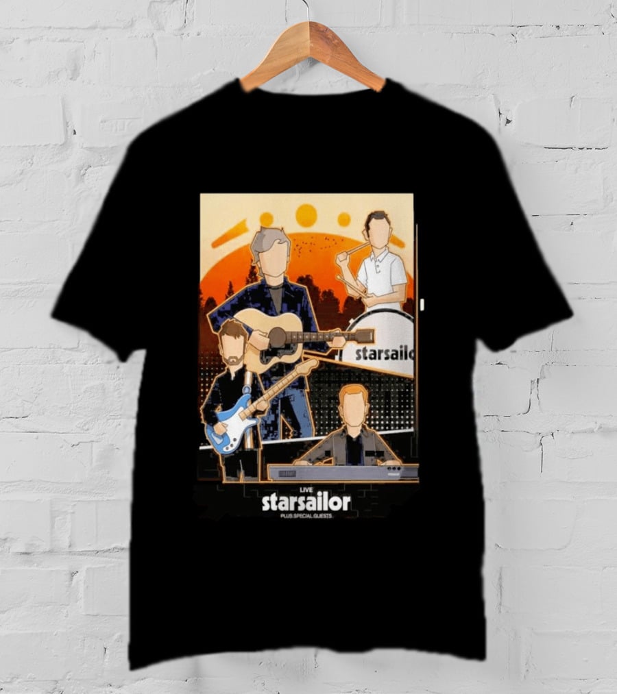 Starsailor Live Plus Special Guests July 25 2026 Old Market Place Warrington Concert Event T-Shirt