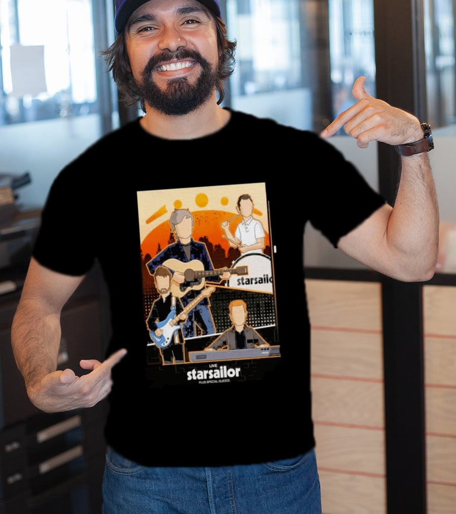 Starsailor Live Plus Special Guests July 25 2026 Old Market Place Warrington Concert Event T-Shirt