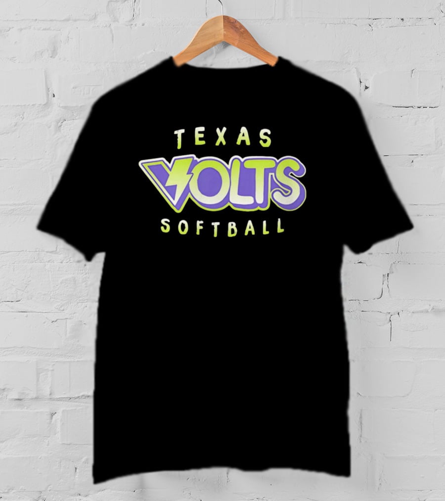 Texas Volts Softball Youth Sports Team T-Shirt