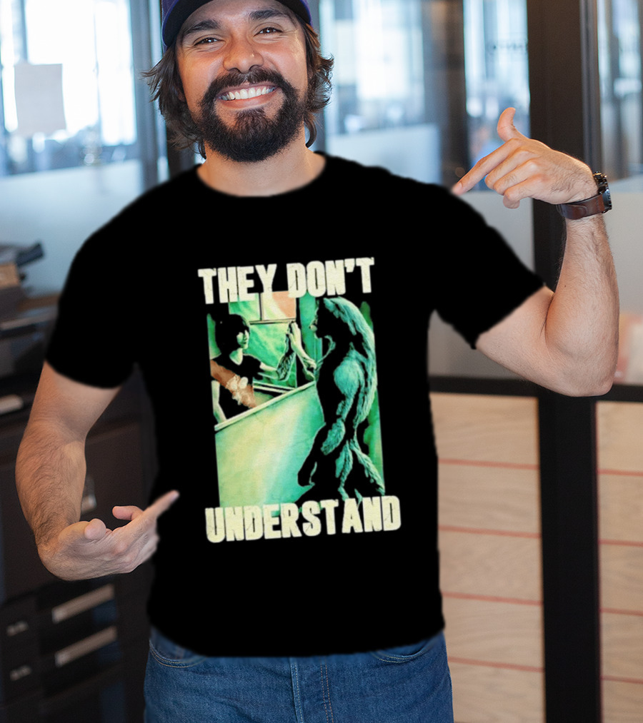 They Don't Understand Werewolf Mirror Reflection T-Shirt