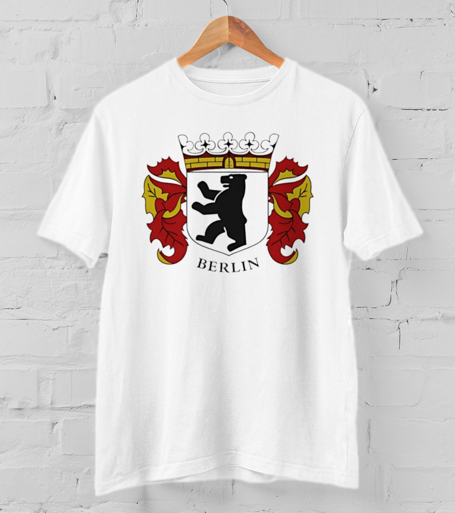 Berlin Coat Of Arms Bear Crest German City T-Shirt