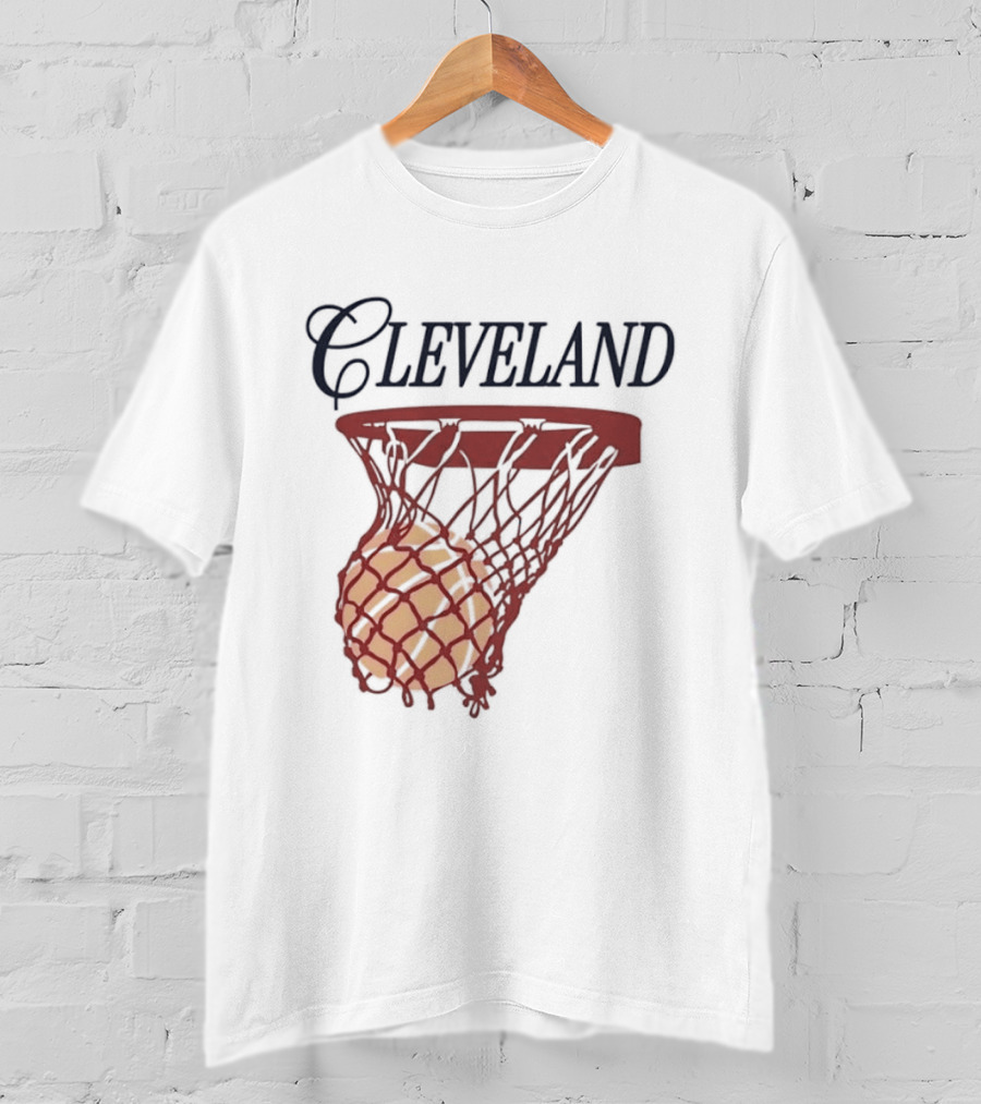 Cleveland Basketball Club Hoop Swish Property Ohio T-Shirt