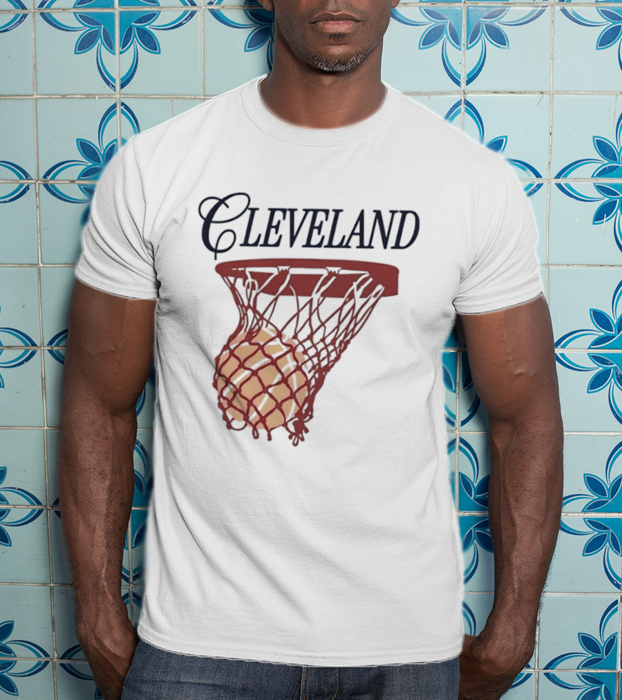 Cleveland Basketball Club Hoop Swish Property Ohio T-Shirt