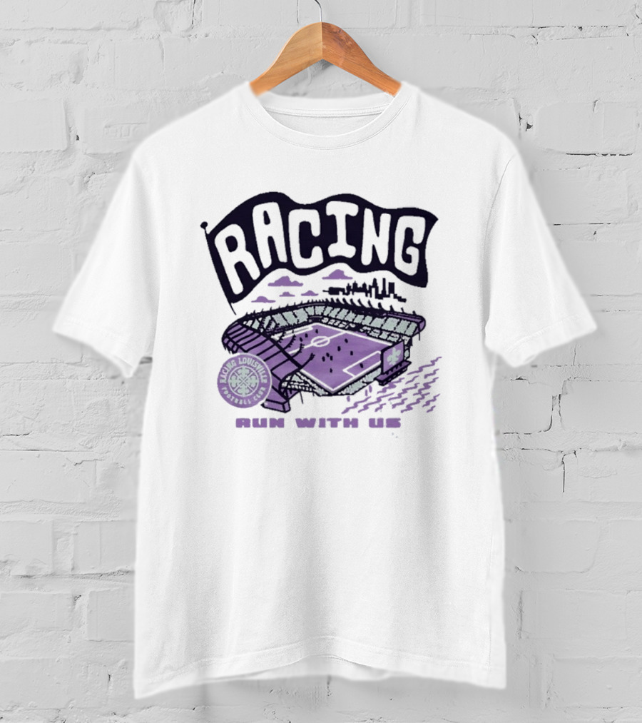 Racing Louisville Football Club Run With Us Stadium T-Shirt