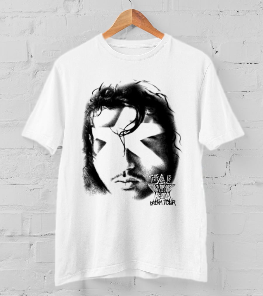 Fuerza Regida Star Face Black T-Shirt