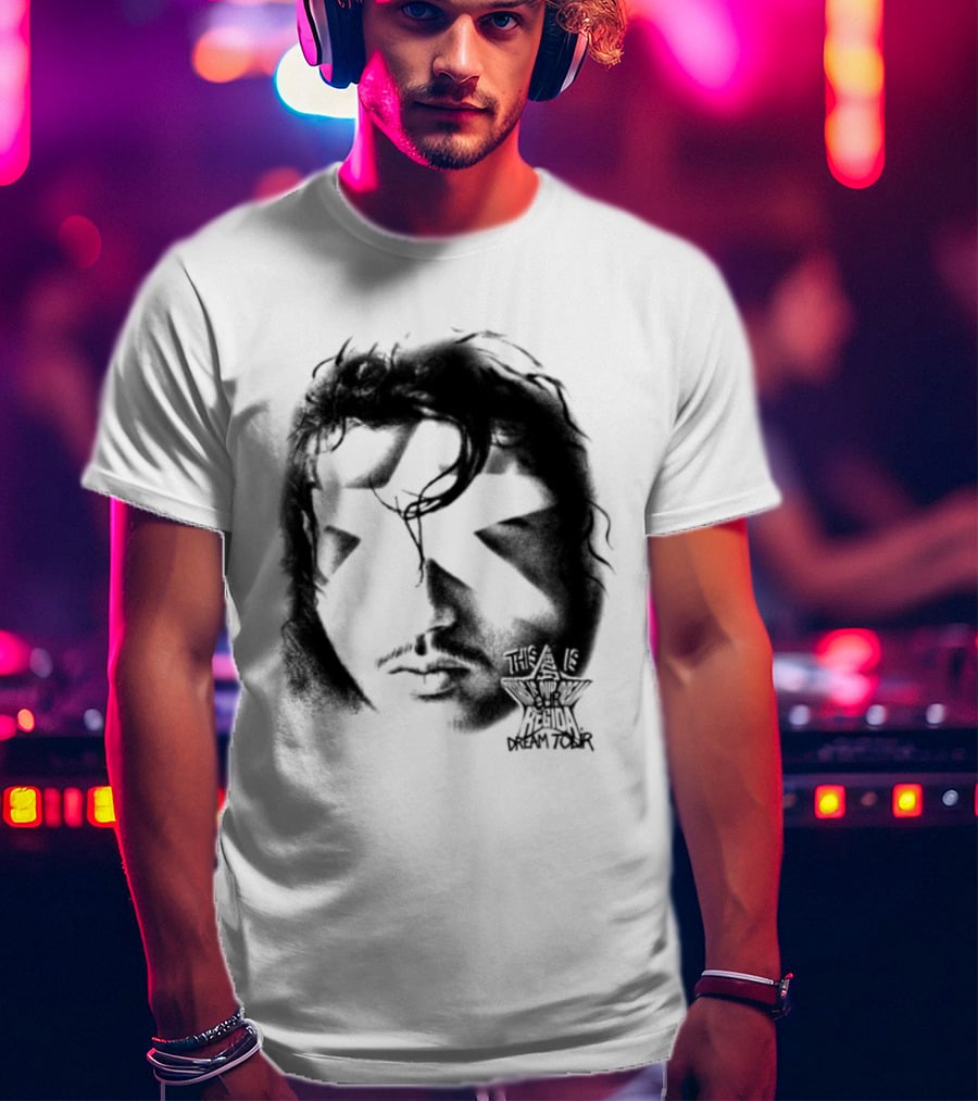 Fuerza Regida Star Face Black T-Shirt