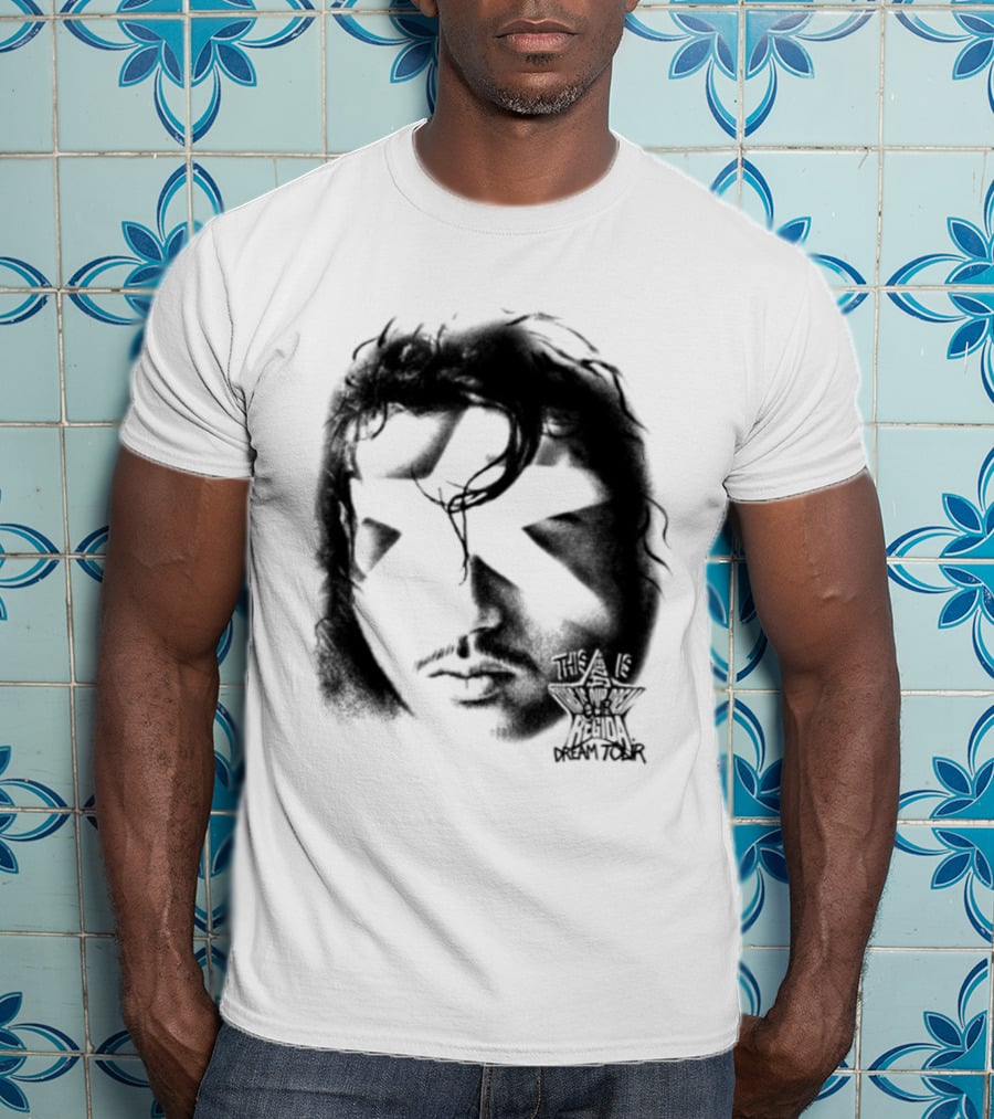 Fuerza Regida Star Face Black T-Shirt