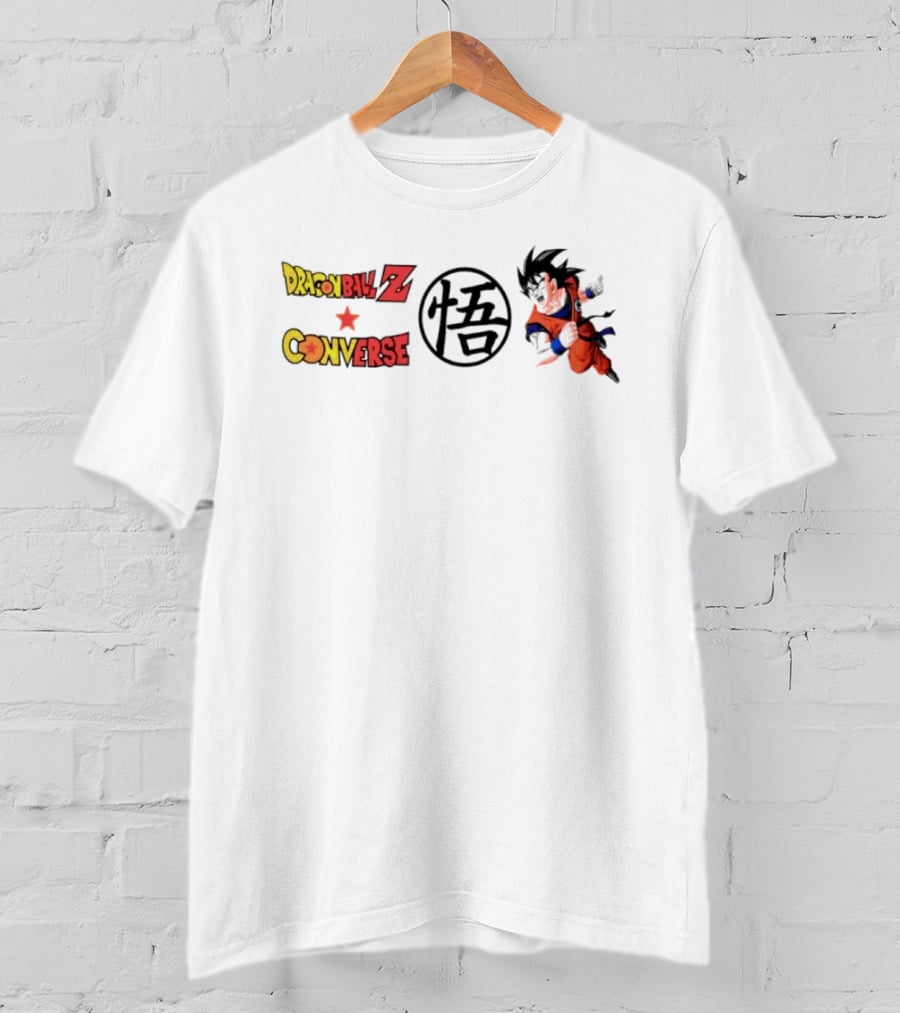Dragon Ball Z Goku Converse Kanji Orange T-Shirt