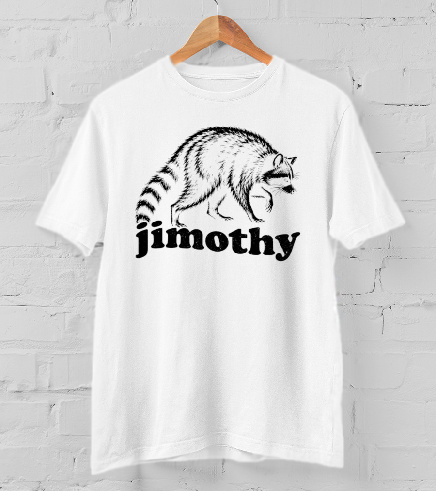 Jimothy Raccoon Walking T-Shirt