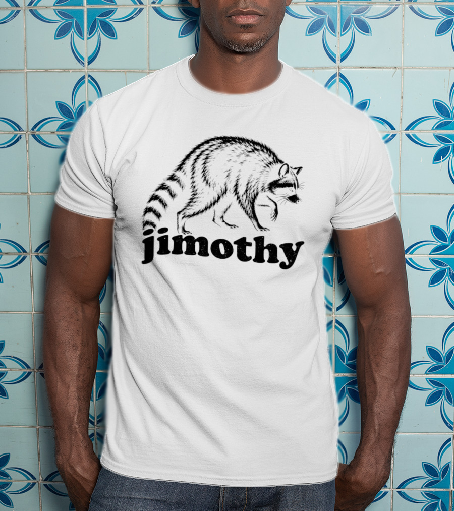Jimothy Raccoon Walking T-Shirt