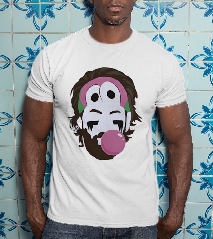 Keanu Reeves Bubblegum Pop Art Cartoon T-Shirt