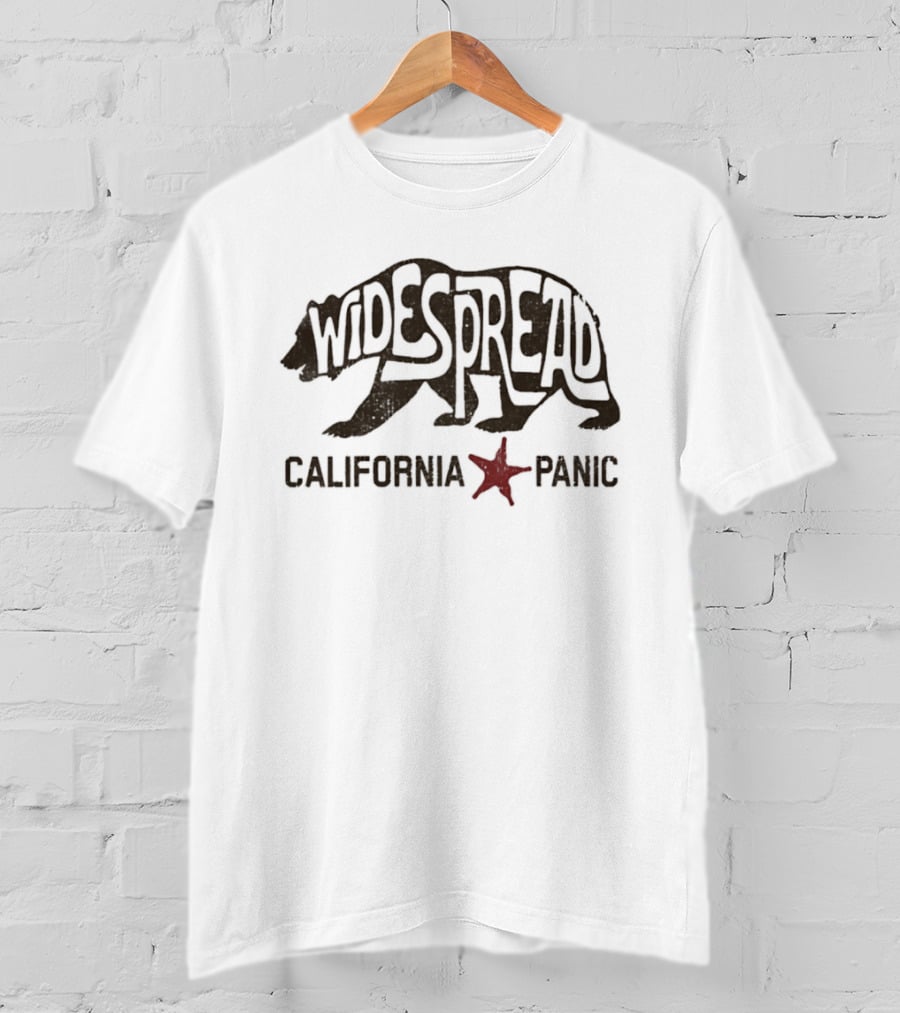 Widespread Bear California Panic Jam Band T-Shirt