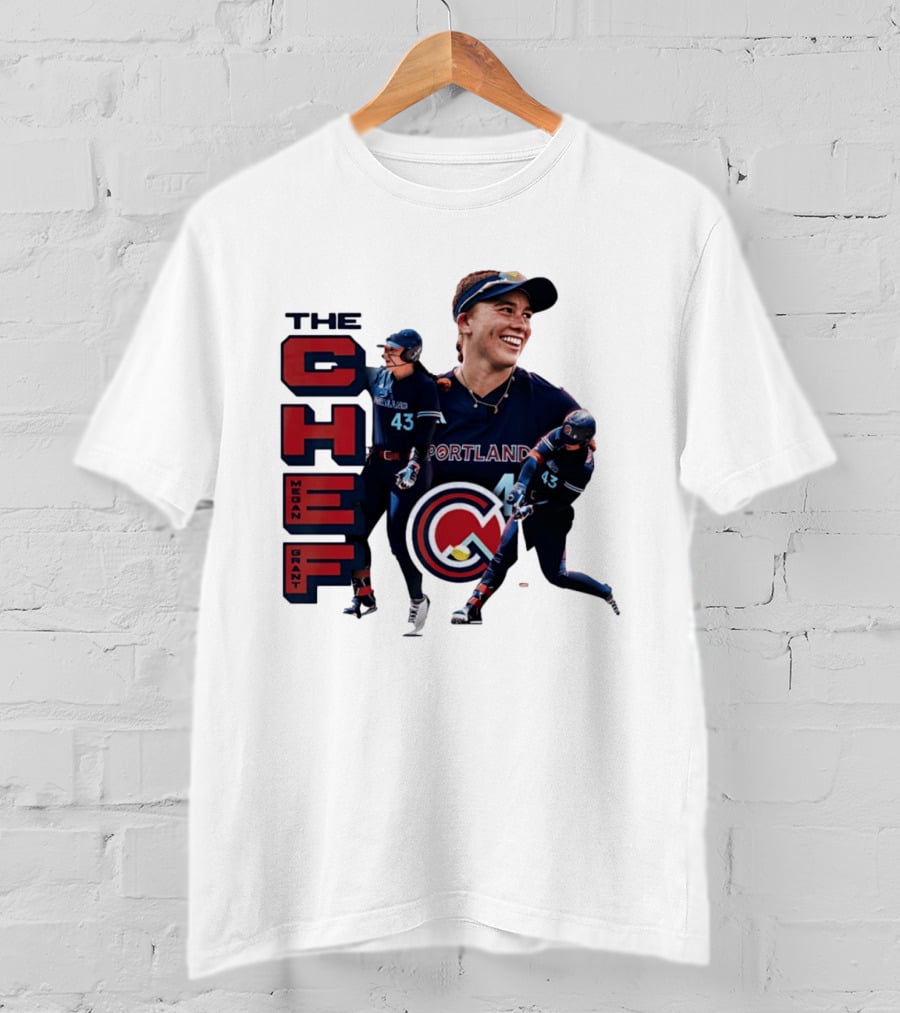 Megan Grant The Chef Portland Cascade Baseball Number 43 T-Shirt
