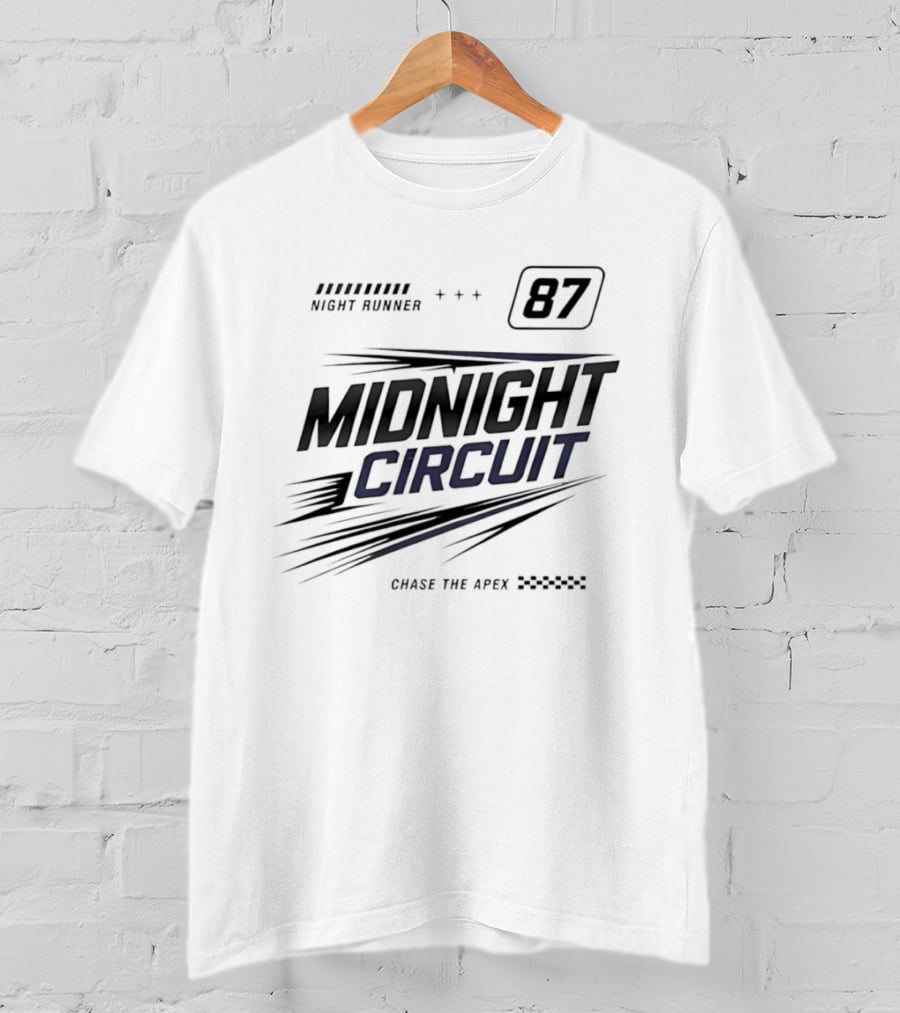Midnight Circuit 87 Night Runner Chase The Apex T-Shirt