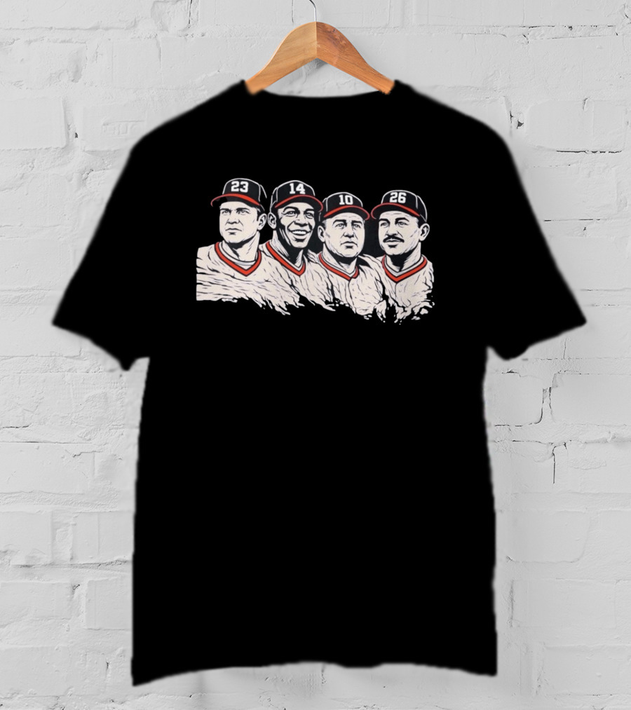 23 14 10 26 Baseball Legends Cincinnati Reds T-Shirt