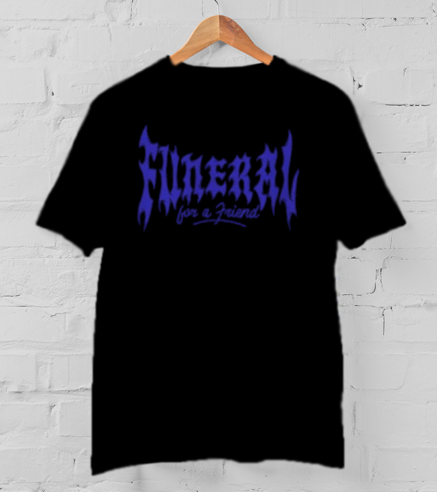 Funeral For A Friend Store Streetcar Title Gothic Blue T-Shirt
