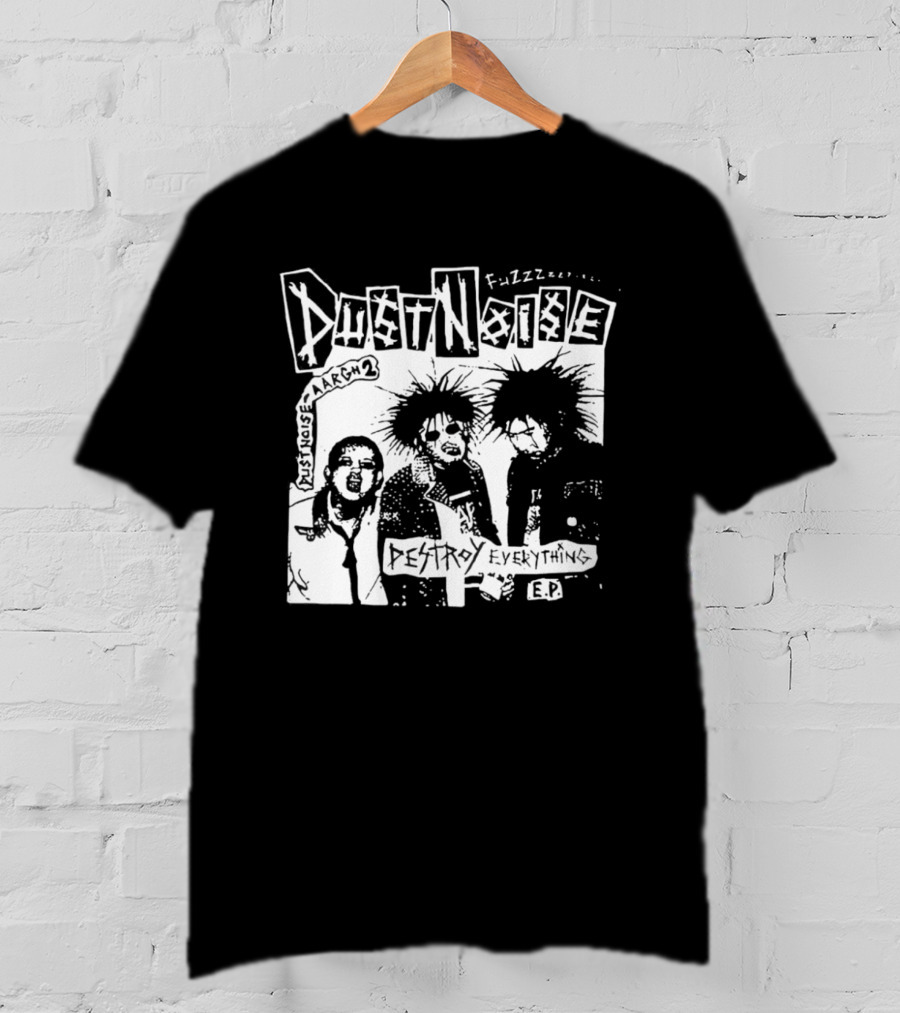 Fuzzz Dustnoise Aargh 2 Destroy Everything EP Punk Rock T-Shirt