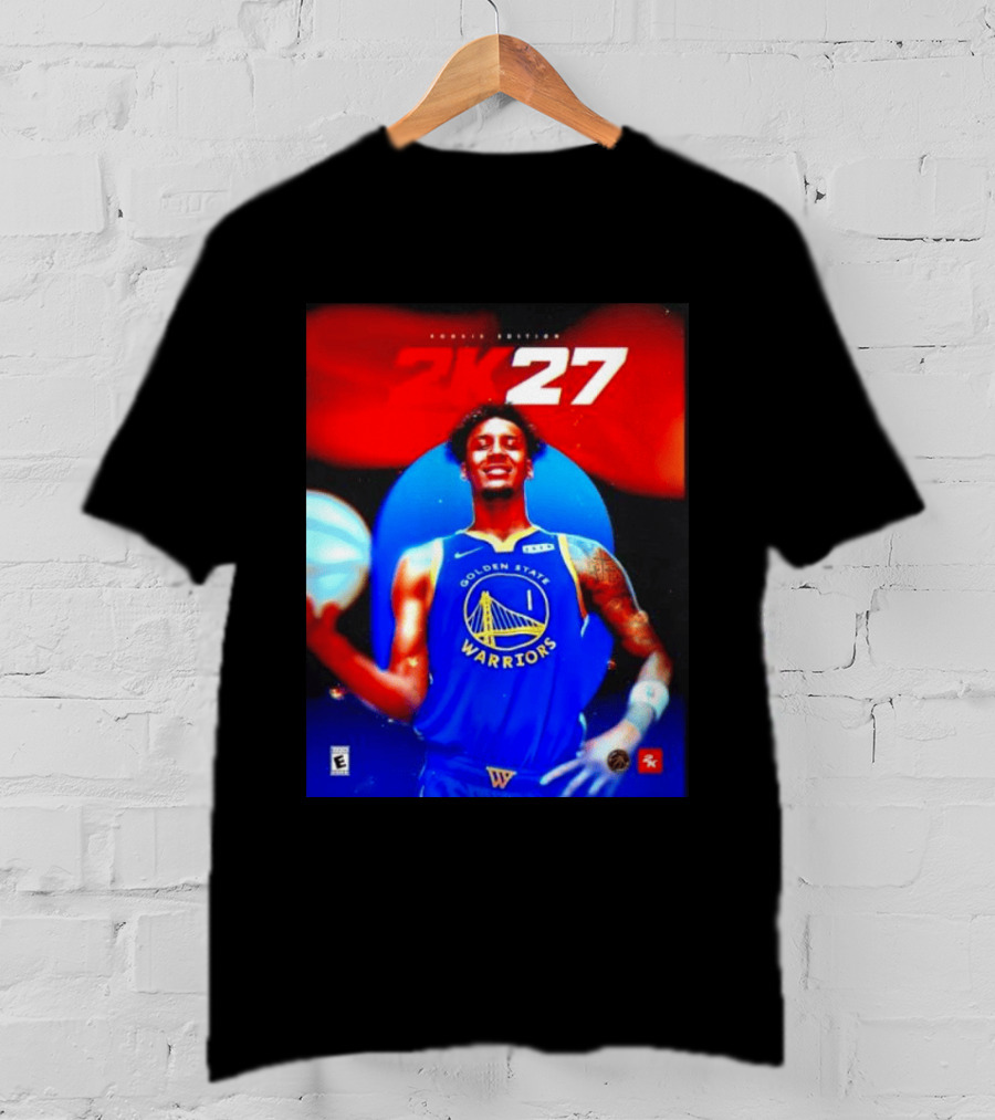 Golden State Warriors NBA 2K27 Rookie Edition Number One Player T-Shirt