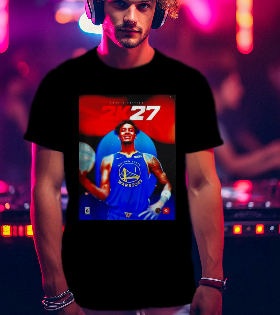Golden State Warriors NBA 2K27 Rookie Edition Number One Player T-Shirt
