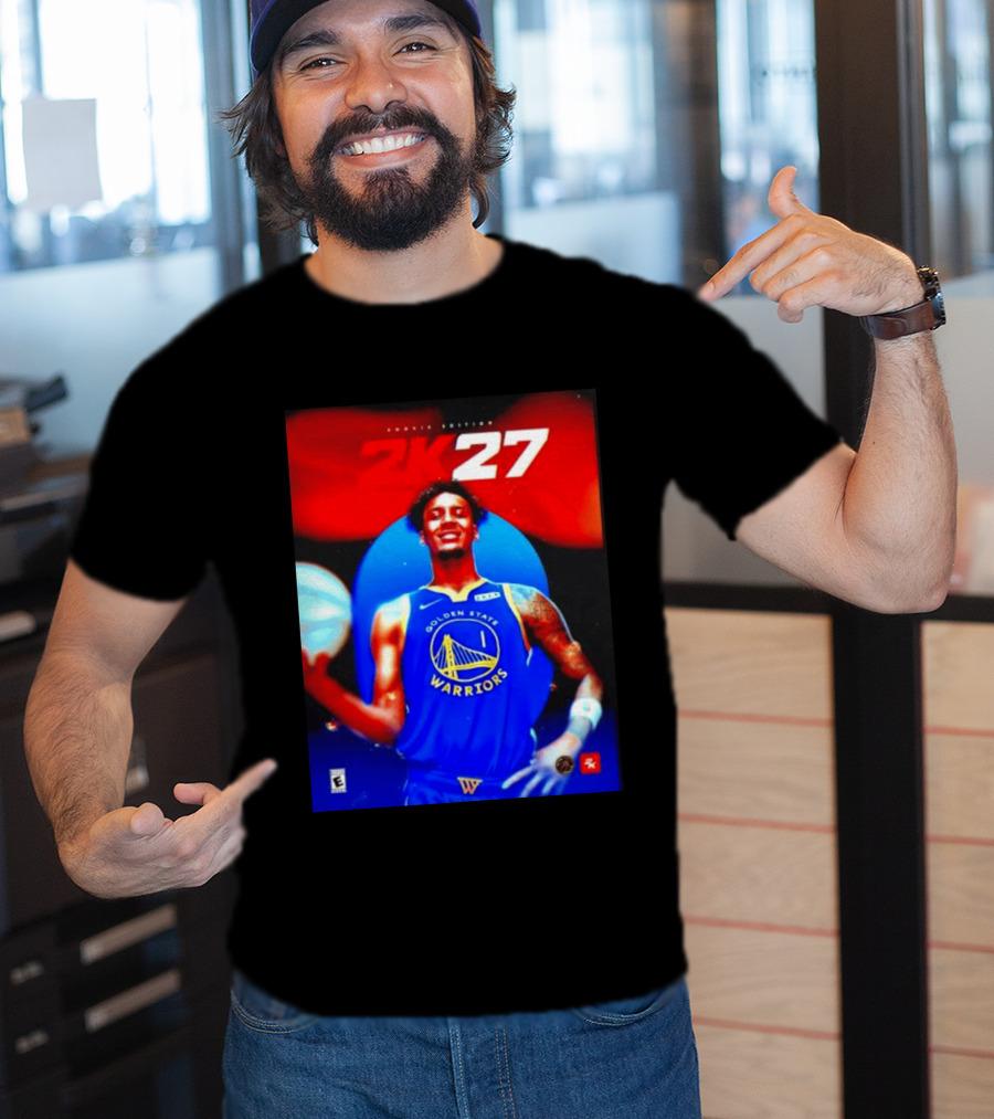 Golden State Warriors NBA 2K27 Rookie Edition Number One Player T-Shirt