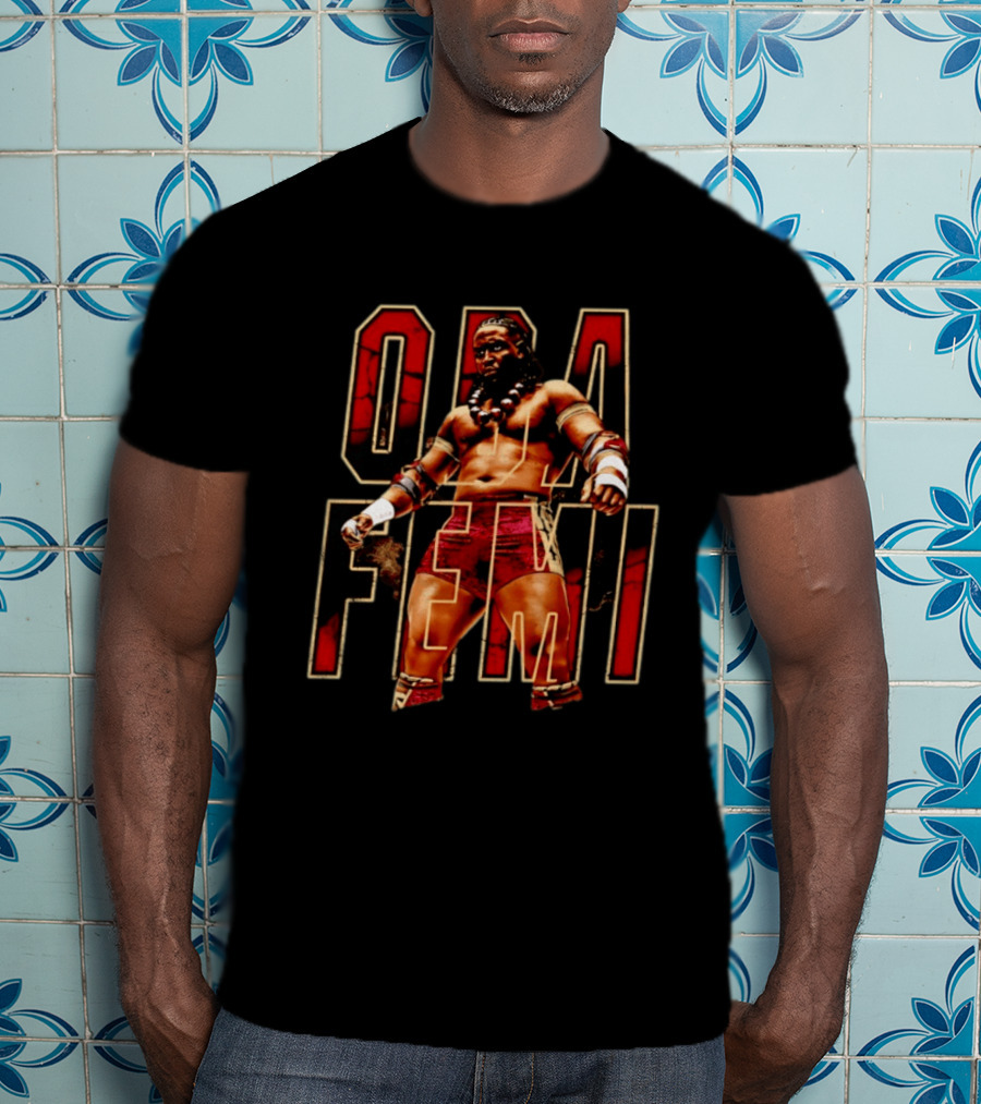 Oba Femi WWE NXT Wrestling Superstar Power Presence T-Shirt