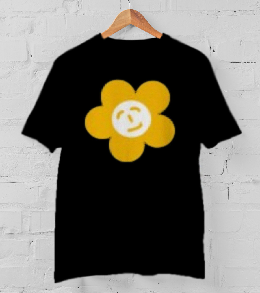Paperboxmart Store Smiling Yellow Flower Face T-Shirt