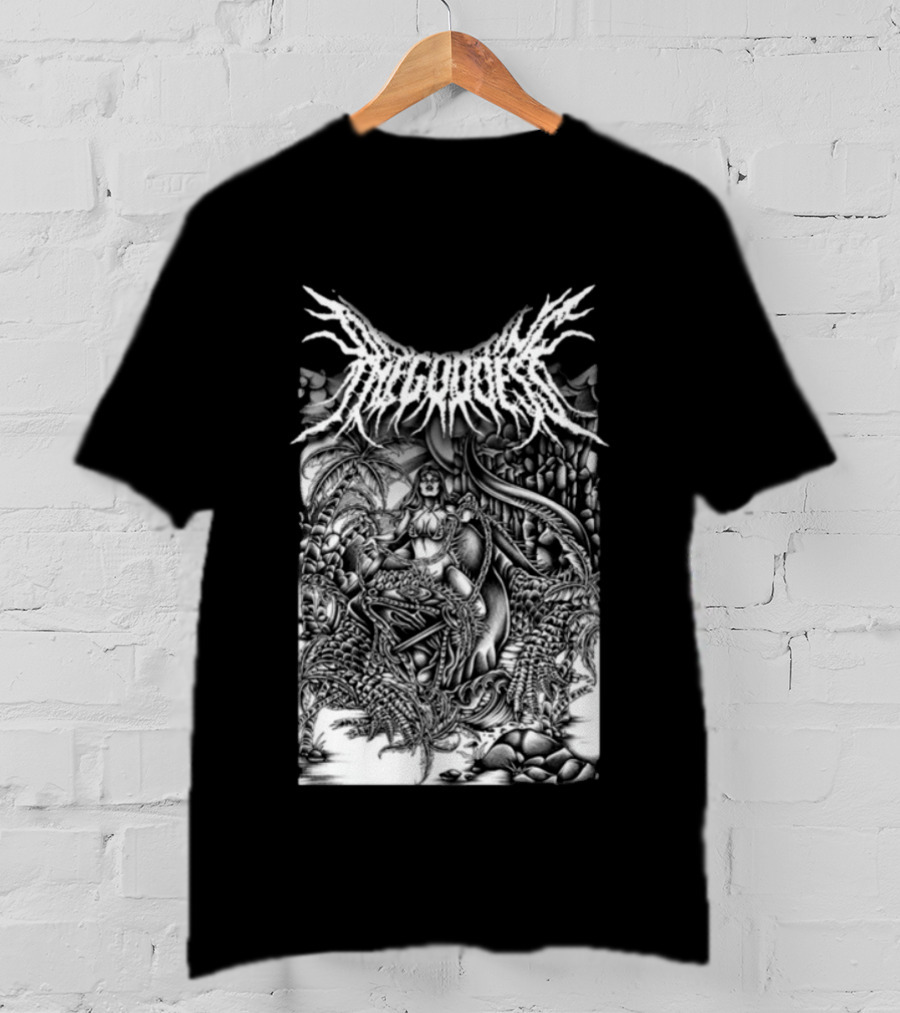 Impericon Store Disfiguring The Goddess Galapagos Metal Art Reptile Island T-Shirt