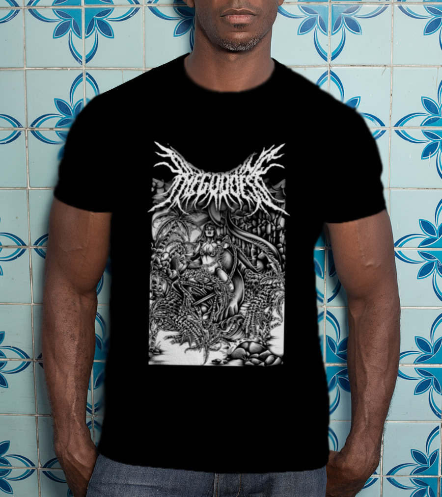 Impericon Store Disfiguring The Goddess Galapagos Metal Art Reptile Island T-Shirt