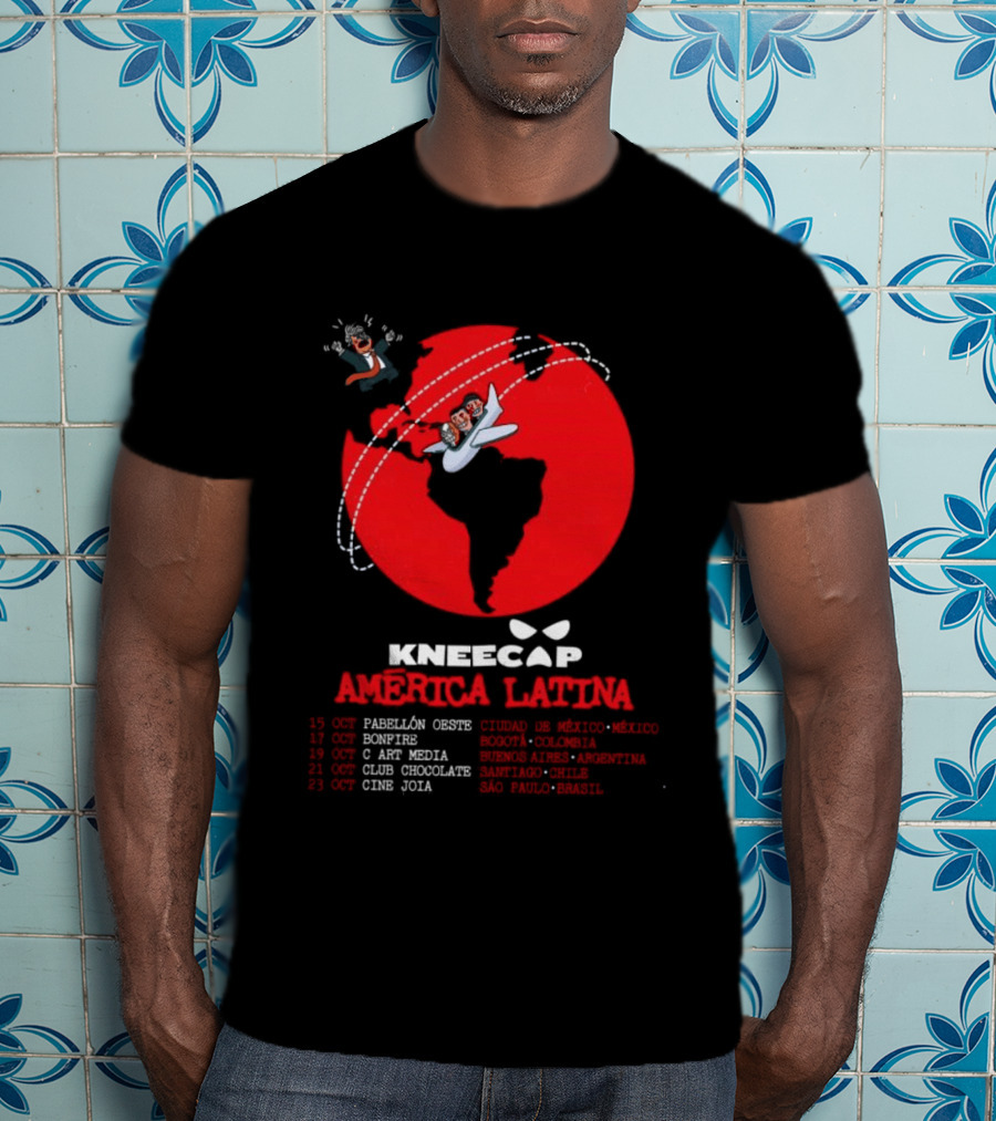 Kneecap America Latina Clowns Plane Adventure T-Shirt