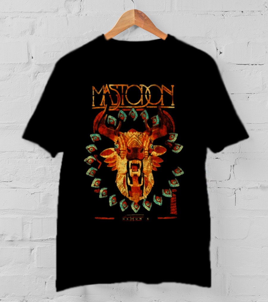 Mastodon Special Bull Skull With Floating Eyes T-Shirt