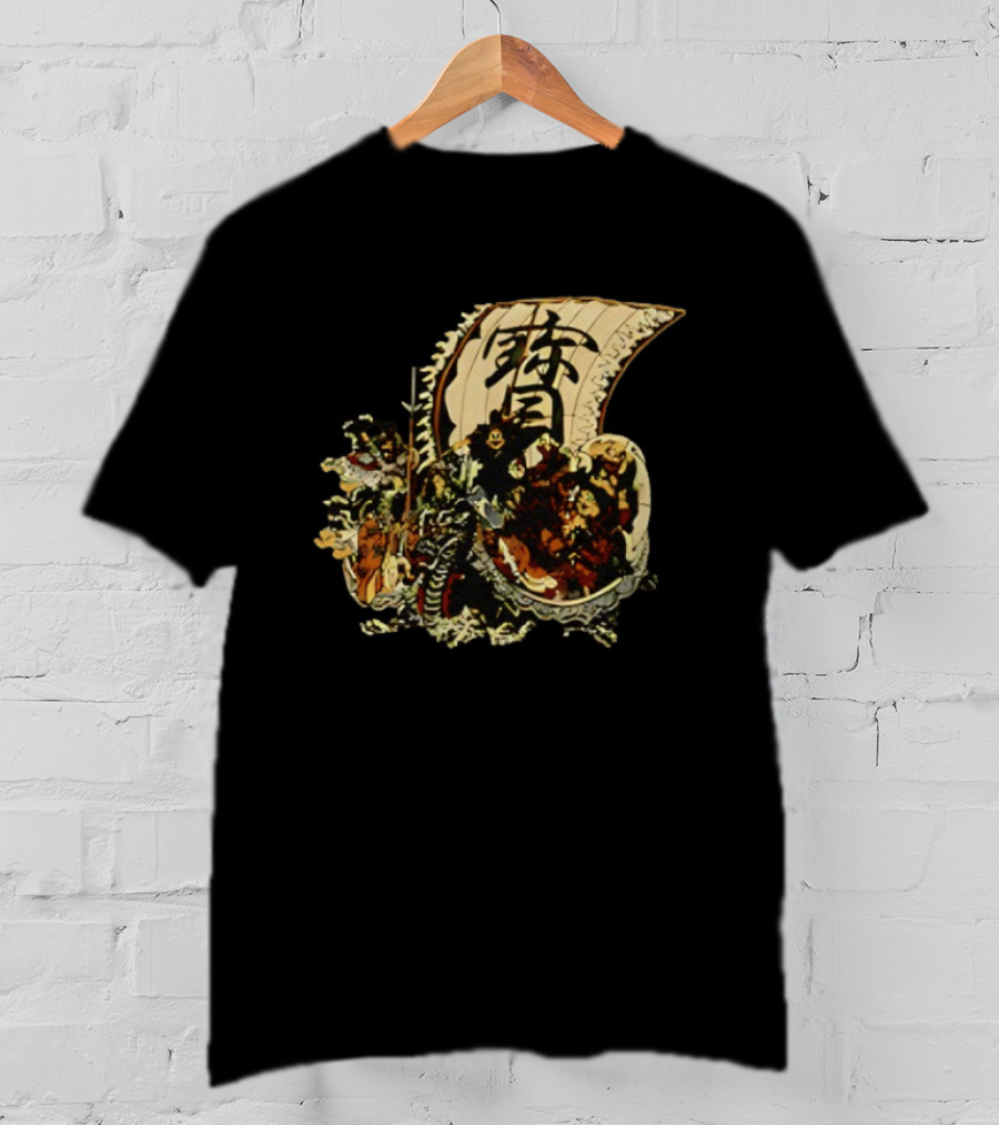 Seven Lucky Gods Japanese Shichi Fukujin Takarabune Treasure Ship T-Shirt