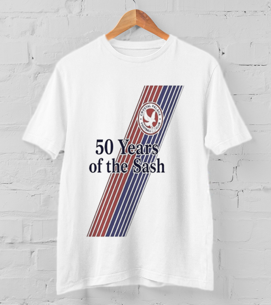 Crystal Palace 50 Years Of The Sash Anniversary Celebration T-Shirt