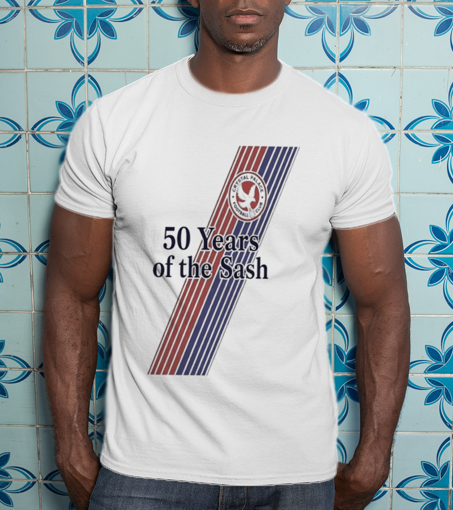 Crystal Palace 50 Years Of The Sash Anniversary Celebration T-Shirt