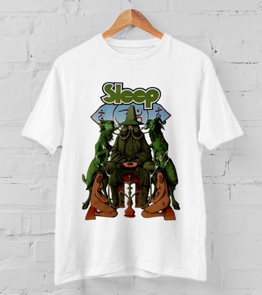 Sleep Band Wizard Hookah Goat Stoner Rock Psychedelic T-Shirt