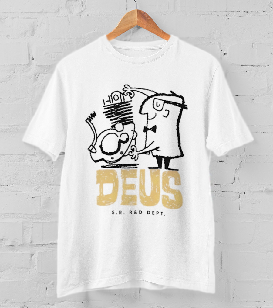 Deus SR R&D Dept Mechanic Motorcycle T-Shirt